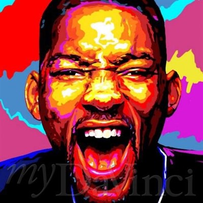 Will Smith Pop Art Print - myDaVinci